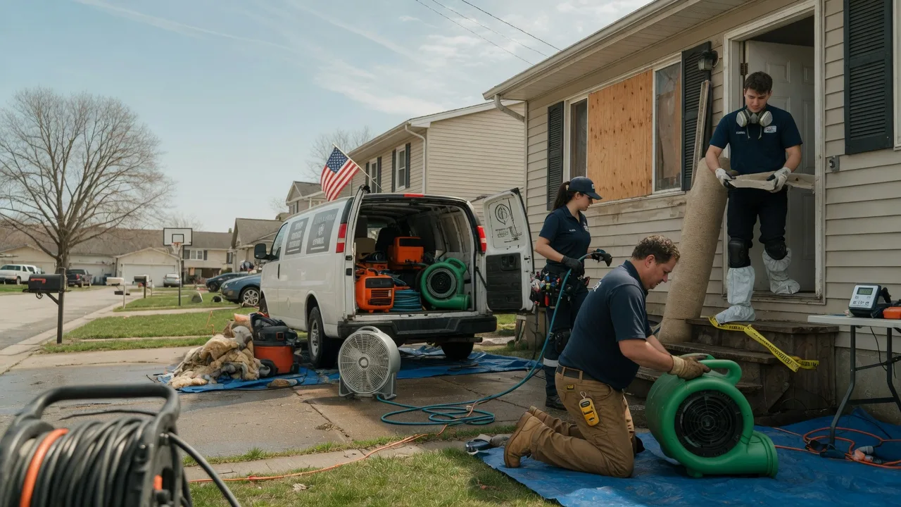 Water Damage Restoration in Crucible, PA near me